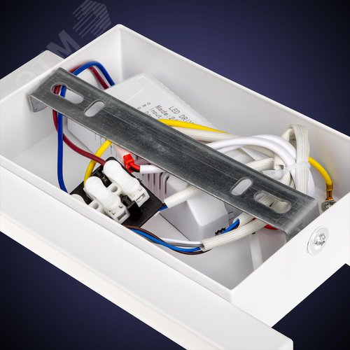 Люстра потолочная светодиодная, FALENA, 3 режима, 250x250x215мм, 24Вт, 2700K/4200K/6400K, 9м, белый - фото 7