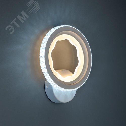 Светильник настенный светодиодный бра, LUCIDO, 195x55x230мм, 24Вт, 9м, белый - фото 8