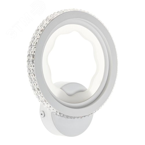 Светильник настенный светодиодный бра, LUCIDO, 195x55x230мм, 24Вт, 9м, белый - фото 2