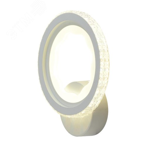 Светильник настенный светодиодный бра, LUCIDO, 195x55x230мм, 24Вт, 9м, белый - фото 5