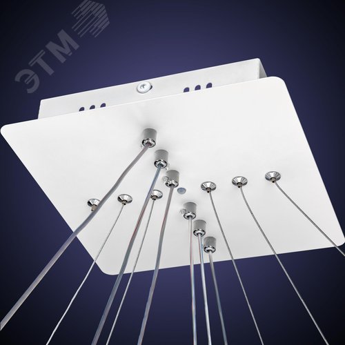 Люстра потолочная светодиодная диммируемая, LUCIDO, с ДУ, 3 режима, 600x600x1000мм, 284Вт, 2700К+6400К, 4200К/6400К+2700К, 86м, белый - фото 7