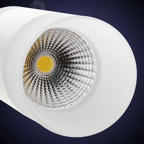 Светильник накладной светодиодный, KASSEL, цилиндр, диаметр 65х170мм, LED 10Вт, 750Лм, 4000К, алюминий, белый - фото 7