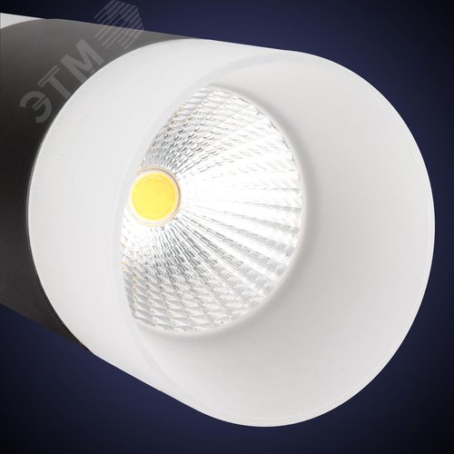 Светильник накладной светодиодный, KASSEL цилиндр, диаметр 65х170мм, LED 10Вт, 750Лм, 4000К, алюминий, черный - фото 7