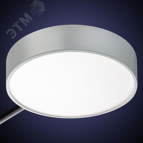 Люстра потолочная светодиодная диммируемая, SCANDIA, с ДУ, 3 режима, 970x970x60мм, 84Вт, 2700K/4200K/6400K, 29м, серый/черный/дерево - фото 8