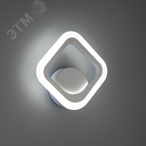 Светильник настенный светодиодный бра, PALERMO, 200x200x45мм, 15Вт, 5м, белый - фото 4