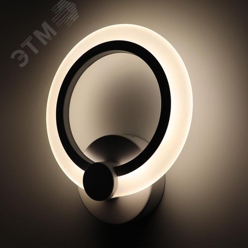 Светильник настенный светодиодный бра, ROLO, 3 режима, 180x185x55мм, 15Вт, 2700К/4200К/6400К, 5м, белый - фото 3