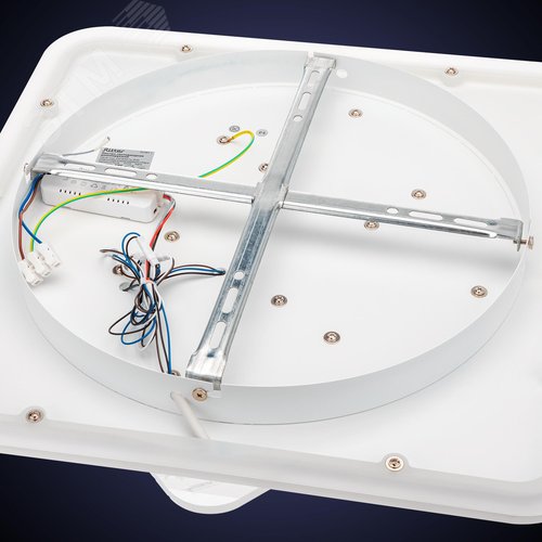 Люстра потолочная светодиодная диммируемая, BRIENNO, с ДУ, 3 режима, 520х520х50мм, 100Вт, 2700+6400K/4200K/6400+2700K, 35м, белый - фото 7