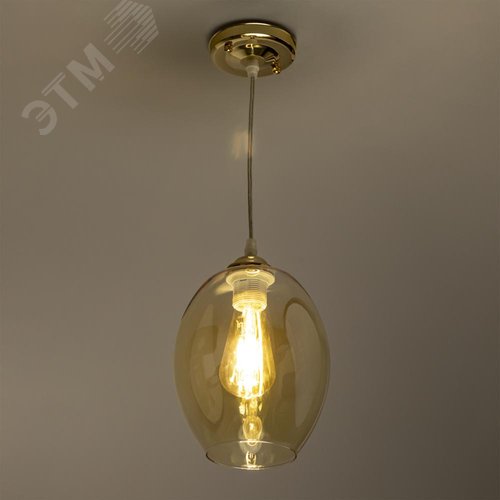 Люстра подвесная, FORLI, 180х180х900мм, E27, металл, золото - фото 4