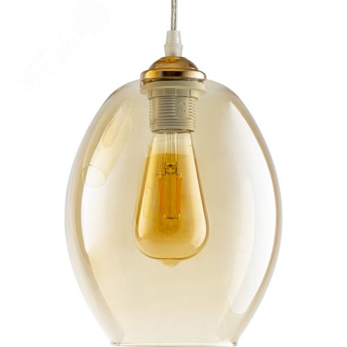 Люстра подвесная, FORLI, 180х180х900мм, E27, металл, золото - фото 2