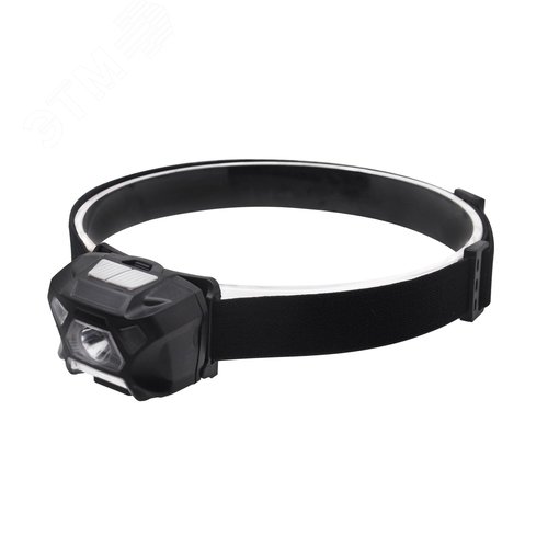 Фонарь налобный аккумуляторный LED регулируемый ремень датчик движения 5 режимов работы 3Вт+3Вт 1200 мАч 140Лм IP44 56208 9 Ritter - фото 1