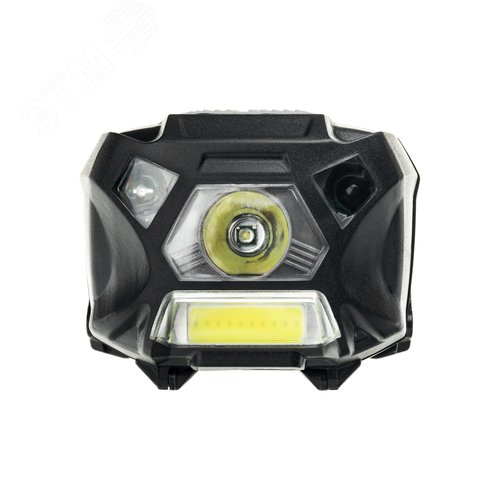 Фонарь налобный аккумуляторный LED регулируемый ремень датчик движения 5 режимов работы 3Вт+3Вт 1200 мАч 140Лм IP44 56208 9 Ritter - фото 4