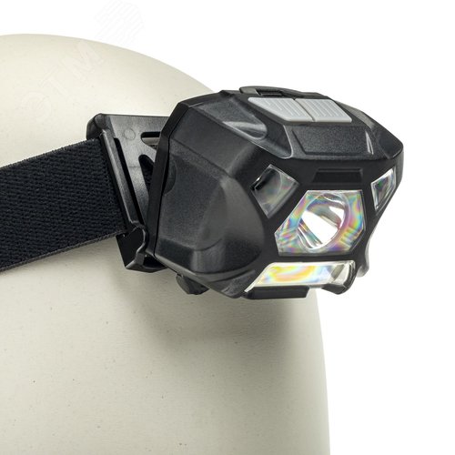 Фонарь налобный аккумуляторный LED регулируемый ремень датчик движения 5 режимов работы 3Вт+3Вт 1200 мАч 140Лм IP44 56208 9 Ritter - фото 7