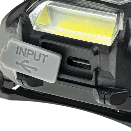 Фонарь налобный аккумуляторный LED регулируемый ремень датчик движения 5 режимов работы 3Вт+3Вт 1200 мАч 140Лм IP44 56208 9 Ritter - фото 9