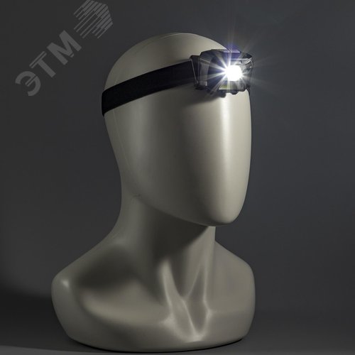 Фонарь налобный аккумуляторный LED регулируемый ремень датчик движения 5 режимов работы 3Вт+3Вт 1200 мАч 140Лм IP44 56208 9 Ritter - фото 11