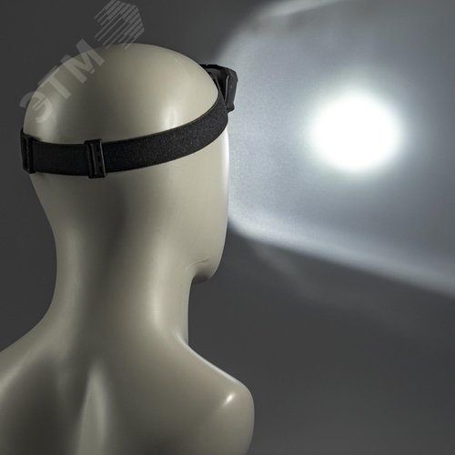 Фонарь налобный аккумуляторный LED регулируемый ремень датчик движения 5 режимов работы 3Вт+3Вт 1200 мАч 140Лм IP44 56208 9 Ritter - фото 12