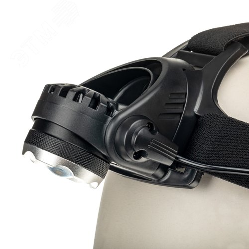 Фонарь налобный, аккумуляторный, LED, регулируемый ремень, 3 режима работы, 10Вт, 1200 мАч, 200Лм, IP44 - фото 3