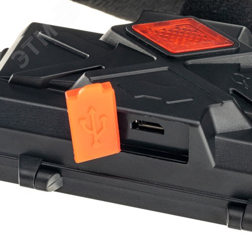 Фонарь налобный, аккумуляторный, LED, регулируемый ремень, 3 режима работы, 10Вт, 1200 мАч, 200Лм, IP44 - фото 5