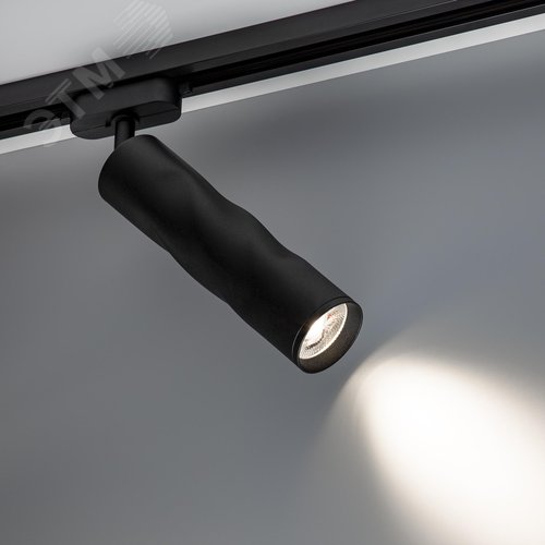 Светильник трековый, поворотный, светодиодный, ARTLINE, цилиндр, 55х55х200, 10 Вт, 800Лм, 4000К, 230В, алюминий, 5,3м, черный - фото 3