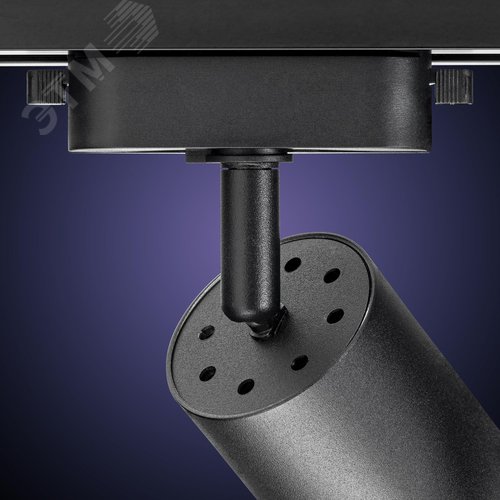 Светильник трековый, поворотный, светодиодный, ARTLINE, цилиндр, 55х55х200, 10 Вт, 800Лм, 4000К, 230В, алюминий, 5,3м, черный - фото 5