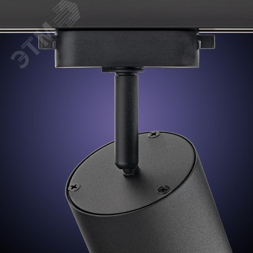 Светильник трековый, накладной, светодиодный, ARTLINE, поворотный, цилиндр, 80х80х100мм, 12Вт, 960Лм, 4000К, 230В, алюминий, 4.2м кв, черный - фото 5