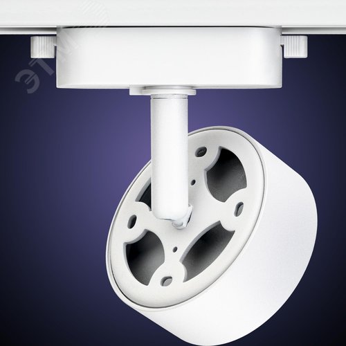 Светильник трековый, накладной, светодиодный, ARTLINE, поворотный, с регулировкой угла наклона, цилиндр, 75х75х30mm, 10 Вт, 700Лм, 4000К, 230В, алюминий, 4,5м, белый - фото 5