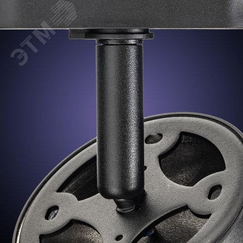 Светильник трековый, накладной, светодиодный, ARTLINE, поворотный, с регулировкой угла наклона, цилиндр, 75х75х30mm, 10 Вт, 700Лм, 4000К, 230В, алюминий, 4,5м, черный - фото 5