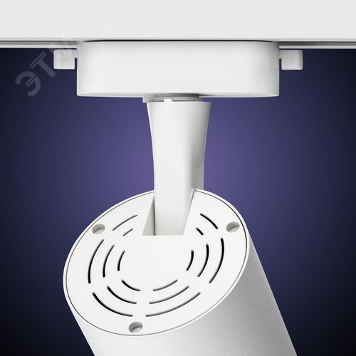 Светильник трековый, накладной, светодиодный, ARTLINE, поворотный, антибликовый, цилиндр, 75x75x115mm, 20Вт, 1700Лм, 4000К, 230В, алюминий, 9м, белый - фото 5