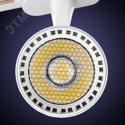 Светильник трековый, накладной, светодиодный, ARTLINE, поворотный, антибликовый, цилиндр, 75x75x115mm, 20Вт, 1700Лм, 4000К, 230В, алюминий, 9м, белый - фото 6