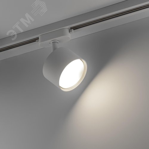 Светильник трековый, накладной, ARTLINE, поворотный, цилиндр, 85x85x55mm, GX53, 230В, алюминий, 4м, белый - фото 3