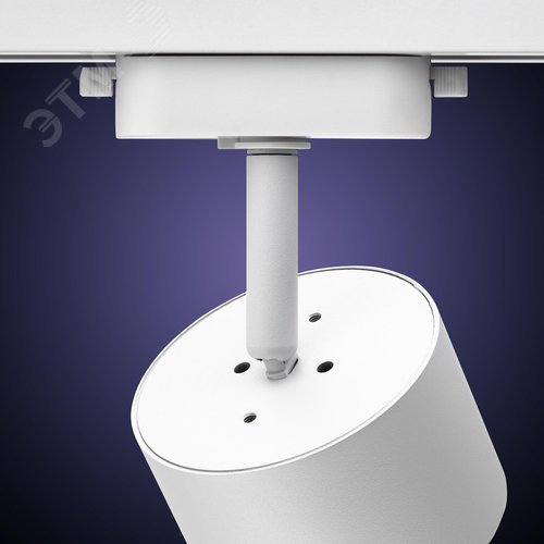 Светильник трековый, накладной, ARTLINE, поворотный, цилиндр, 85x85x55mm, GX53, 230В, алюминий, 4м, белый - фото 5