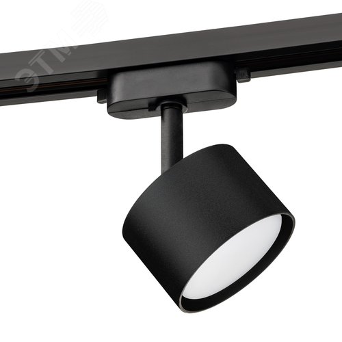 Светильник трековый, накладной, ARTLINE, поворотный, цилиндр, 85x85x55mm, GX53, 230В, алюминий, 4м, черный - фото 1