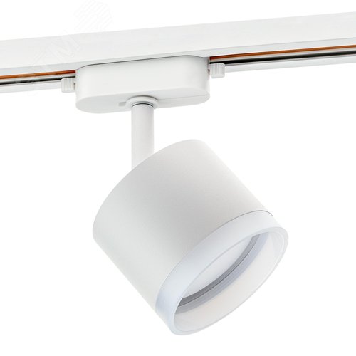 Светильник трековый, накладной, ARTLINE, поворотный, цилиндр, 85х85х70mm, GX53, 230В, алюминий/пластик, 4м, белый - фото 1