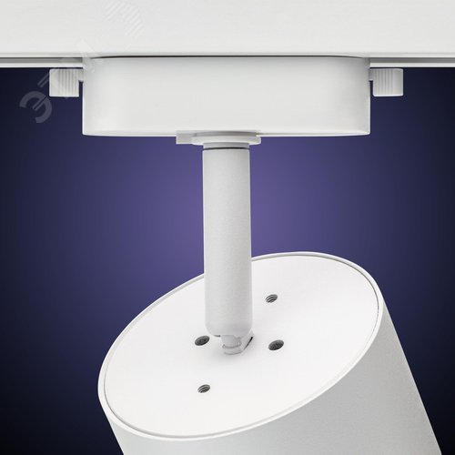 Светильник трековый, накладной, ARTLINE, поворотный, цилиндр, 85х85х70mm, GX53, 230В, алюминий/пластик, 4м, белый - фото 5