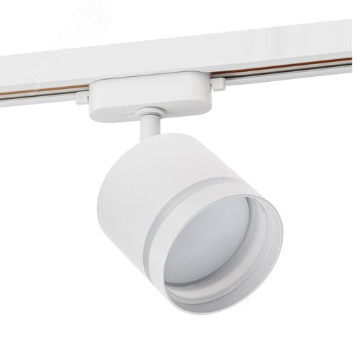 Светильник трековый, накладной, ARTLINE, поворотный, цилиндр, 85x85x80mm, GX53, 230В, алюминий/пластик, 4м, белый - фото 1