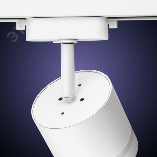 Светильник трековый, накладной, ARTLINE, поворотный, цилиндр, 85x85x80mm, GX53, 230В, алюминий/пластик, 4м, белый - фото 5