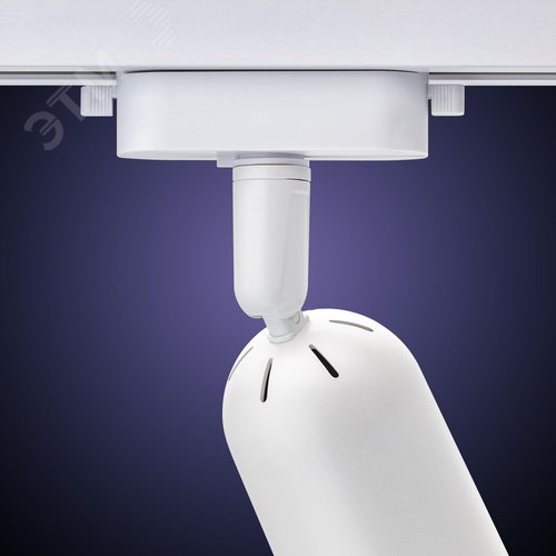 Светильник трековый, накладной, ARTLINE, поворотный, цилиндр, 55x55x87mm, GU10, 230В, пластик, 4м, белый - фото 5