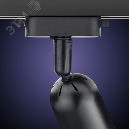 Светильник трековый, накладной, ARTLINE, поворотный, цилиндр, 55x55x87mm, GU10, 230В, пластик, 4м, черный - фото 5