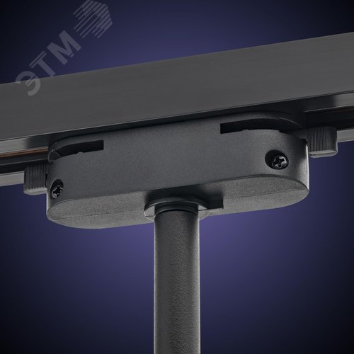 Светильник трековый, накладной, ARTLINE, поворотный, цилиндр, 55х55х100mm, GU10, 230В, алюминий, 4м, черный - фото 7