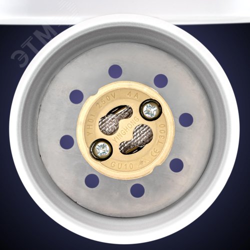 Светильник трековый, накладной, ARTLINE, поворотный, цилиндр, 55х55х100mm, GU10, 230В, алюминий/пластик, 4м, белый - фото 6