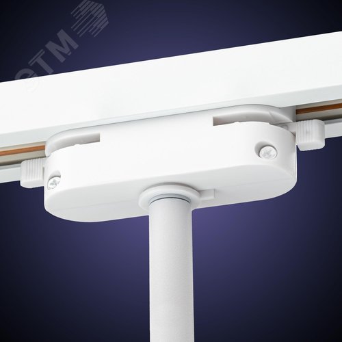 Светильник трековый, накладной, ARTLINE, поворотный, цилиндр, 55х55х100mm, GU10, 230В, алюминий/пластик, 4м, белый - фото 7