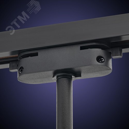 Светильник трековый, накладной, ARTLINE, поворотный, цилиндр, 55х55х100mm, GU10, 230В, алюминий/пластик, 4м, черный - фото 7