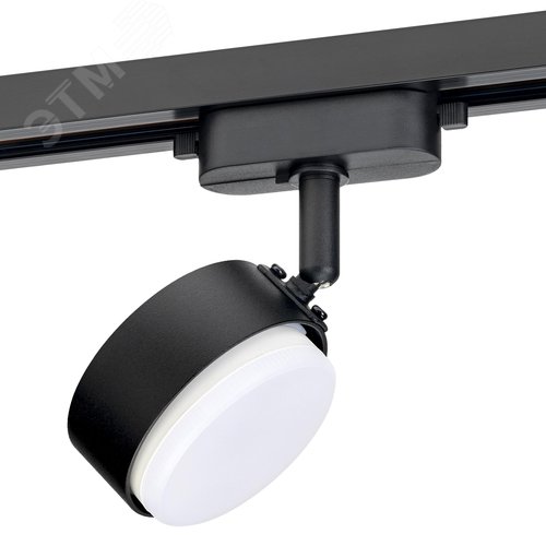 Светильник трековый, накладной, ARTLINE, поворотный, шар, 82х82х30mm, GX53, 230В, алюминий, 4м, черный - фото 1