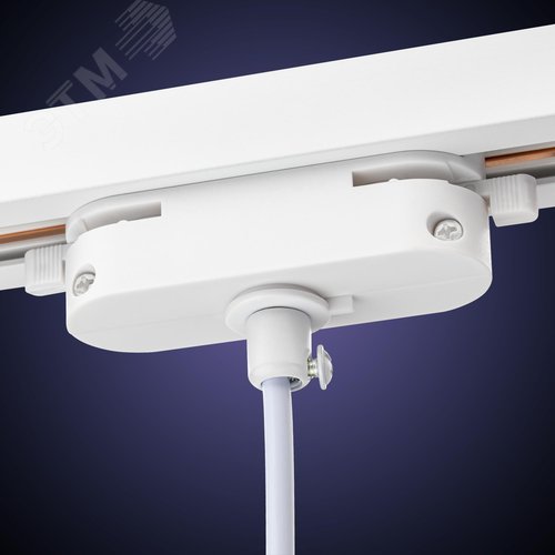 Светильник трековый, подвесной, ARTLINE, цилиндр, 55х55х100mm, GU10, 230В, алюминий, 2,6м, белый - фото 7