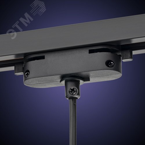 Светильник трековый, подвесной, ARTLINE, цилиндр, 55х55х100mm, GU10, 230В, алюминий, 2,6м, черный - фото 7