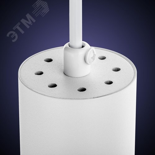 Светильник трековый, подвесной, ARTLINE, цилиндр, 55х55х100мм, GU10, 230В, алюминий/пластик, 2.6м кв, белый - фото 5