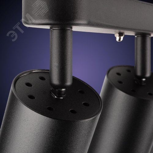 Светильник накладной, ARTON, поворотный, цилиндр, 500x55x160мм, 4хGU10, алюминий, черный - фото 7