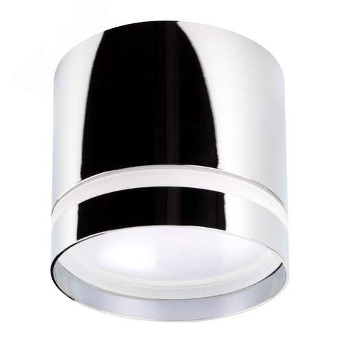 Светильник накладной, ARTON, цилиндр, 85х85х80мм, GX53, алюминий, хром - фото 1