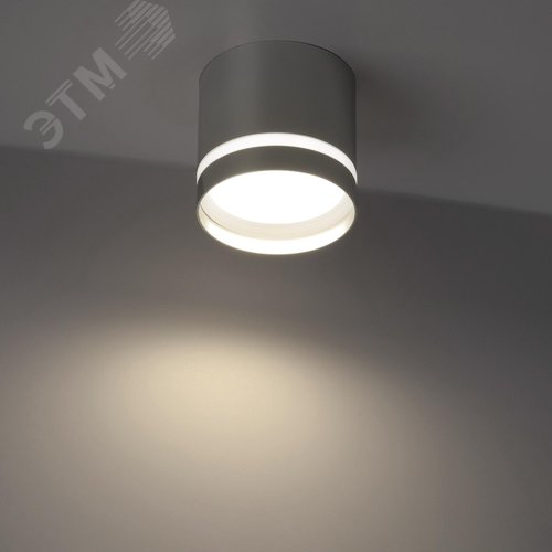 Светильник накладной, ARTON, цилиндр, 85х85х80мм, GX53, алюминий, хром - фото 3