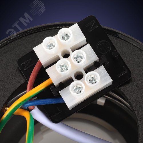 Светильник накладной, ARTON, цилиндр, 85х85х70мм, GX53, алюминий/стекло, черный - фото 7