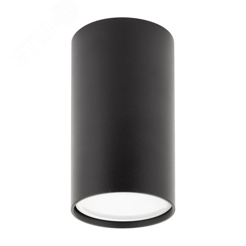 Светильник накладной, ARTON, цилиндр, 55х55х100мм, GU10, алюминий, черный - фото 1